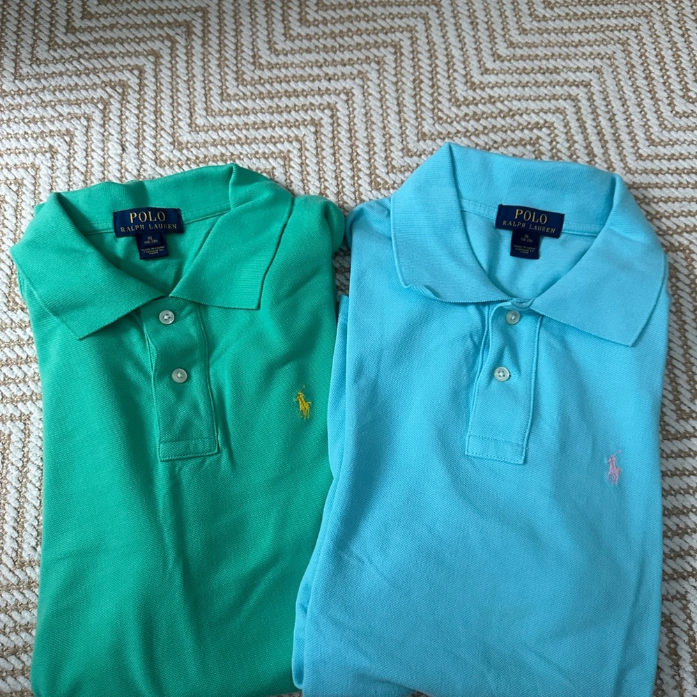 Polo by Ralph Lauren Kids' Green and Blue Polo Shirts
